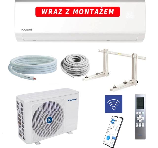 zestaw klimatyzator kaisai fly wraz z montażem